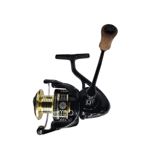 Gold Standard Spinning Reel, Freshwater Saltwater Spinning Fishing Reel Sizes 1000 2500 4000 - size: 1000