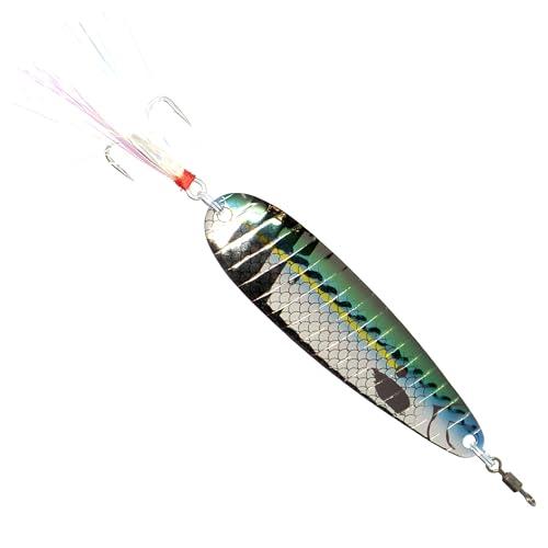 Nichols Lures Lake Fork Flutter Spoon - color: Blueback HD, size: 4"/3/4 oz