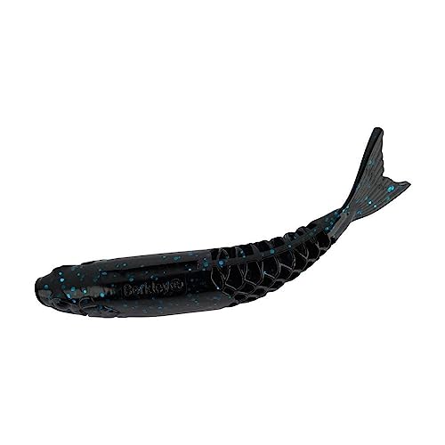 Berkley PowerBait PowerStinger Fishing Soft Bait - color: Black Blue Fleck, size: 4 1/4"