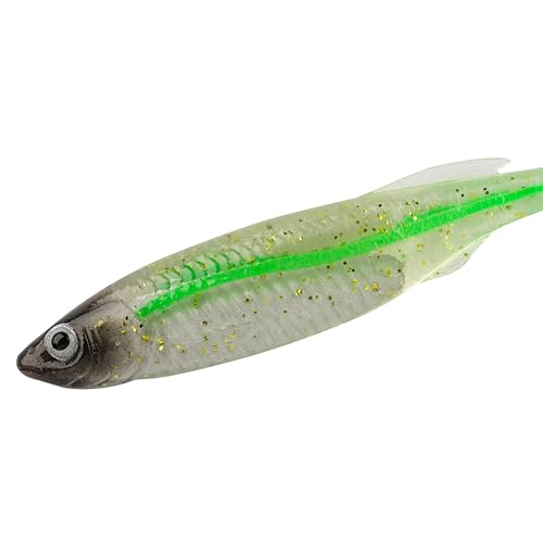 Berkley PowerBait Drip Minnow Fishing Soft Bait - color: Green Liner, size: 5"