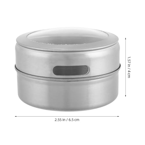 Alasum Stainless Steel Bait Storage Box Round Worm and Maggot Holder Portable Fishing Tackle Storage Case for Outdoor Camping and Live Bait Preservation