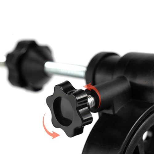 Fishing Line Spooler Tool Adjustable for Baitcasting Reels Ergonomic Spooling Machine Accessory for Adults Men - color: with Line Pole