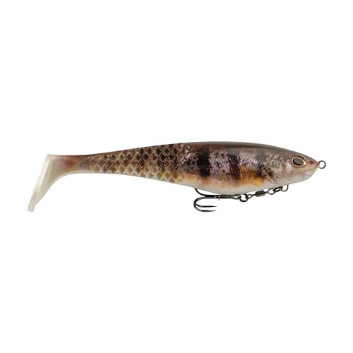 Berkley PowerBait CullShad Fishing Soft Bait - color: HD Yellow Perch, size: 6 in (1.2 oz)