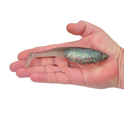 Berkley PowerBait CullShad Fishing Soft Bait - color: Electric Shad, size: 6 in (1.2 oz)