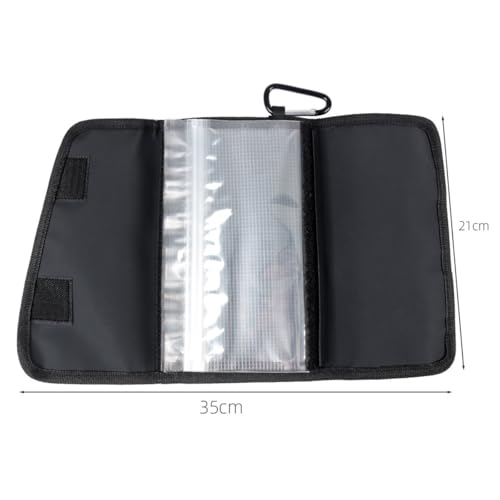 Alipis Fishing Bait Bag Portable Lure Organizer Waterproof Soft Baits Binder Pouch Outdoor Fishing Tackle Storage for Anglers