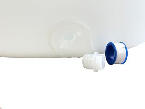 Marine T-2400-LW 24 Gallon Livewell/Baitwell for Live Fishing Bait, and Keeping Caught Fish Alive. Use on Fishing Boat, Pontoon Boat, Piers, and Fishing Docks, and for Shore Fishing.