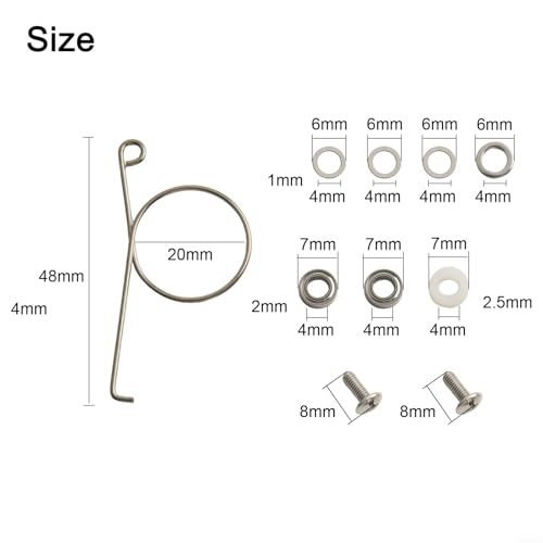 Comprehensive Fishing Reel Tool Set Handle Knob, Shaft Bearings, Washers, And Screws For Enthusiasts