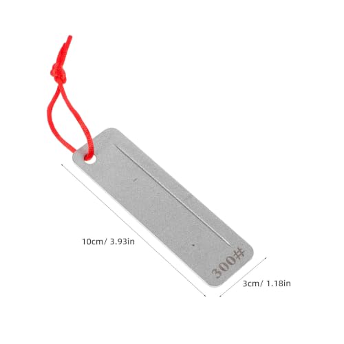 Mini Fish Hook for Fishing Hooks and Knives Sharpener Tool with Diamond-plated Iron Roller Sharpening Stone, Lightweight and Multifunctional for Outdoor Activities and Camping