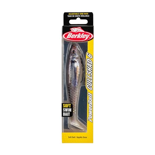 Berkley PowerBait CullShad Fishing Soft Bait - color: HD Gizzard Shad, size: 6 in (1.2 oz)
