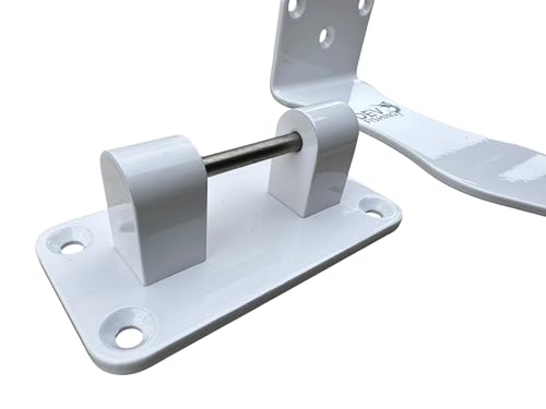 Single Bent Butt Wall Mount Rod Pole Holder Stand Display Dev Fishing Aluminum