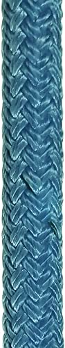 Pelican Rope High Strength Low Stretch Versatile Polyester Double Braid 100% Polyester Core and Cover The Ape Rigging Rope 5/8" x 150 ft. Blue - size: 5/8" x 150 ft.