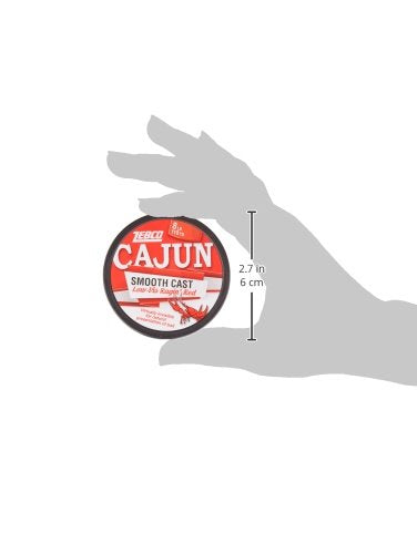 Zebco Cajun Line Smooth Cast Fishing Line, Low Vis Ragin' Red - color: Pony Spool, style: 110-yard/6-pound