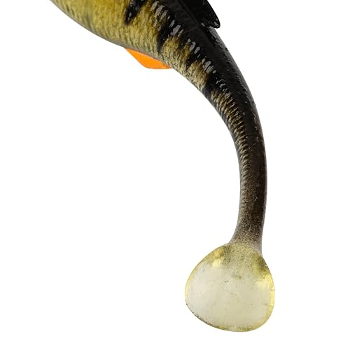 Berkley PowerBait Drip Swimmer Fishing Soft Bait - color: Ghost Perch, size: 4"