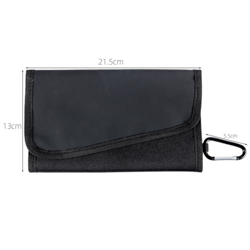 Alipis Fishing Bait Bag Portable Lure Organizer Waterproof Soft Baits Binder Pouch Outdoor Fishing Tackle Storage for Anglers