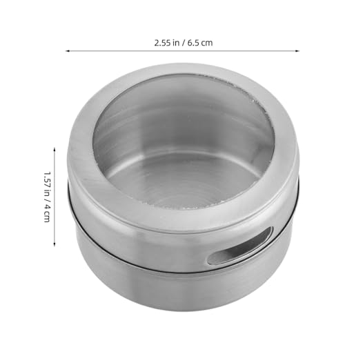 Alasum Stainless Steel Bait Storage Box Round Worm and Maggot Holder Portable Fishing Tackle Storage Case for Outdoor Camping and Live Bait Preservation