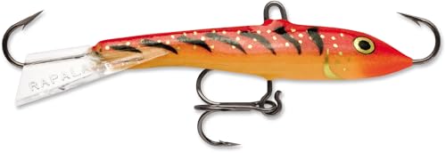 Rapala Rapala Jigging Rap - color: Glow Red Tiger, size: Body Length: 3-1/2"