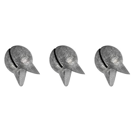 Dr.Fish 100 Pack Removable Split Shot Weights Lead Fishing Sinkers Fly Fishing Line Sinkers Reuseable Clip On Weights Freshwater Saltwater - size: #5(1/12oz)