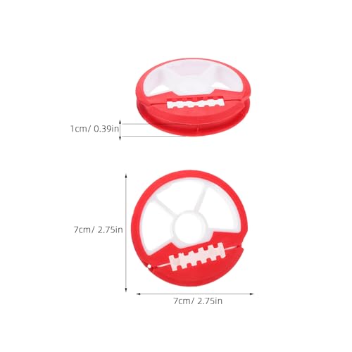 Line Storage Round Spools Shape Silicone Bobbin and Fishing Hard Abs Box Sturdy Fishing Line Holder Random Color