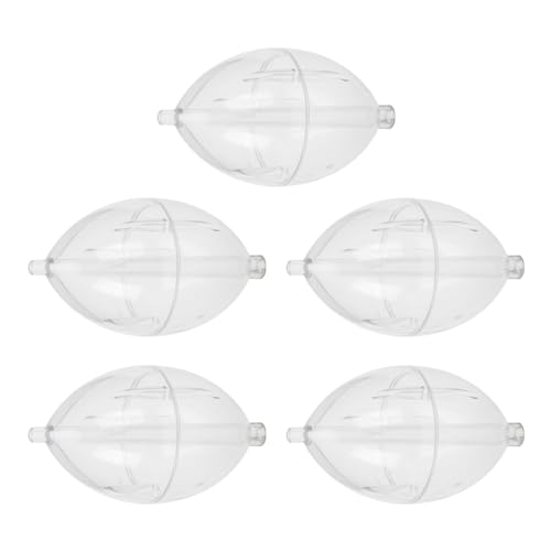 5Pcs FishingsCastings Bobbers Float Fishing Clear Float Plastics Oval Strikes Indicator Easy to Use