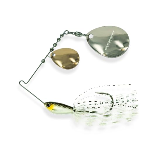 Duckett Fishing Waterslash Double Colorado Spinnerbait, Compact Fishing Lure, Durable in Heavy Cover - color: Bogulo Dace, size: 3/8 oz