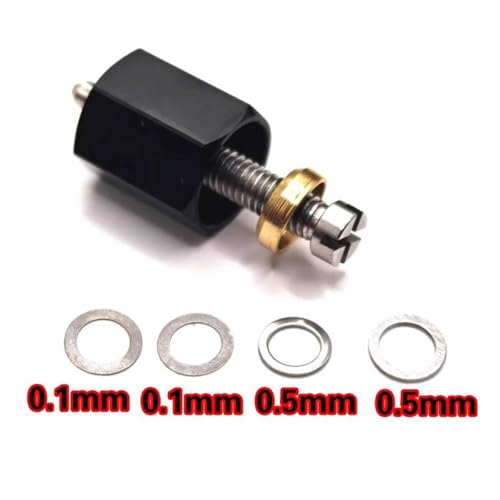 Wire Removal Tool with 4 Metal Gaskets for Fishing Reels, Replace Inner Beas, Stainless Steel Washers 0.1mm & 0.5mm