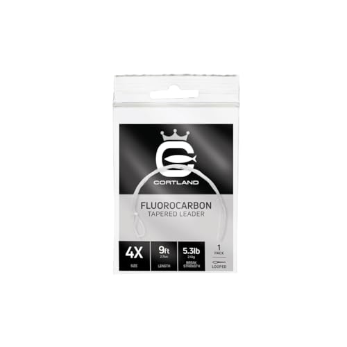 Cortland Fluorocarbon Tapered Leader - 1 Pack - size: 1X / 11.2LB