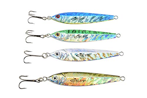 1.5oz-2.5oz Bullet Jig - 3 Pack - 4 Colors & 3 Weights to Choose from - color: Sand Eel, size: 2.5oz