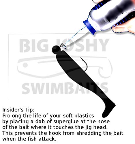 BIG JOSHY SWIMBAITS Minnow (2.75" 7 Pack, 3.25" 5 Pack) - color: Solar Flare