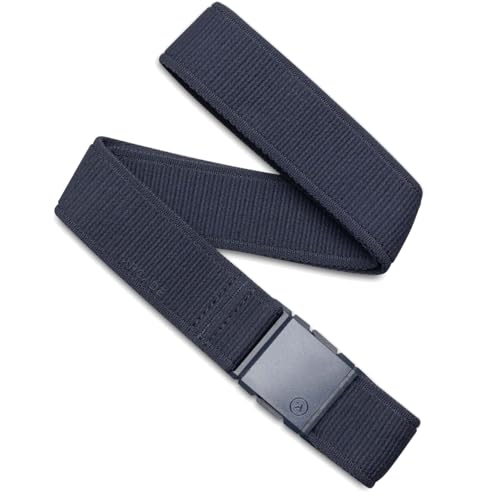 Arcade Belts A2 Unisex Adventure Belt: Heavy Duty Stretch, Metal Free Buckle - color: Atlas - Navy, size: Long (Up to 50"); 1.5" Wide