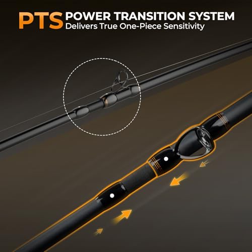 KastKing Zephyr Finesse Fishing Rods – BFS Baitcasting & Spinning Rods, IM6 Graphite, Extra Twin-Tip, 2pc & 3pc Travel Design, Ultra-Light Lure Casting, Stainless Steel Guides with Zirconium Rings - size: 6'9"- L- Fast (3pcs+ Extra Tip), style: Bait Fines