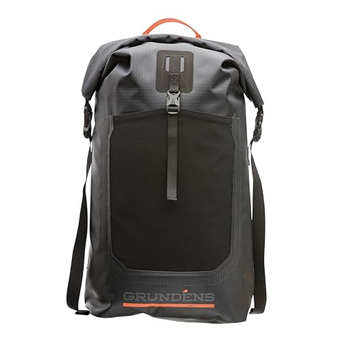 Grundéns Bootlegger Roll Top Backpack | Waterproof, 30L, Black - color: Black