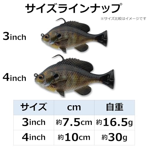 Savage Gear Pulse Tail RTF Fishing Soft Bait - color: Ghost Gill, size: 3/8 oz (3 in)