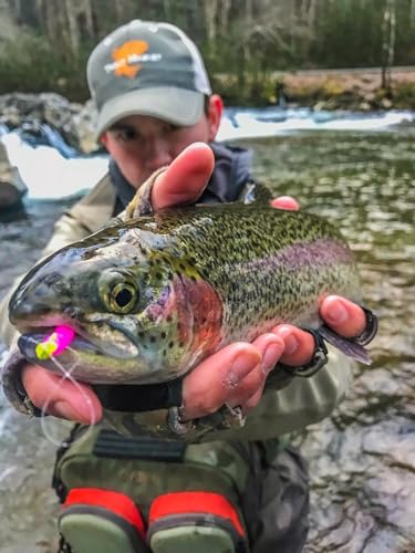Trout Magnet Phantom Fluorocarbon Leader – Ultra-Invisible, 100% Fluorocarbon Clear Leader Line (Tippet) for Trout & Clear Water Fishing - 50 Meter Spool - size: 2lb, 7X Tippet