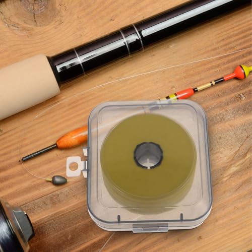 Fishing Line Storage Box with Spool Fishing Line Spooling Accessories Compact Organizer for Anglers for Outdoor Use