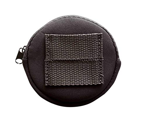 Aluminum Fishing Hand Line Reel Pocket/Travel - color: Black