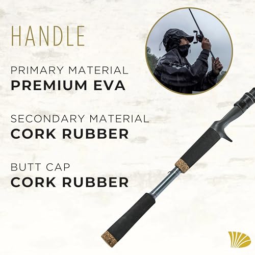 St. Croix Rods Black Bass Casting Rod, RIC, Premium Quality, Durably Sensitive, High Performing Casting Rod - style: 7'3" Heavy/X-fast 1 Pc.