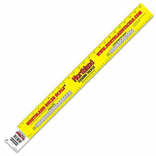 NORTHLAND TACKLE Team Northland Ruler Scale / 24" / Yellow