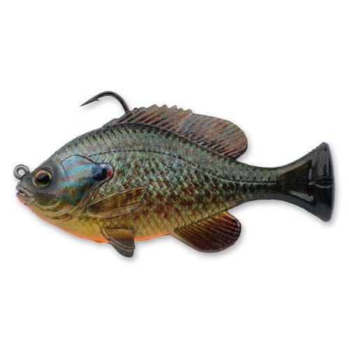 Savage Gear Pulse Tail RTF Fishing Soft Bait - color: Pumpkinseed, size: 1 oz (4 in)