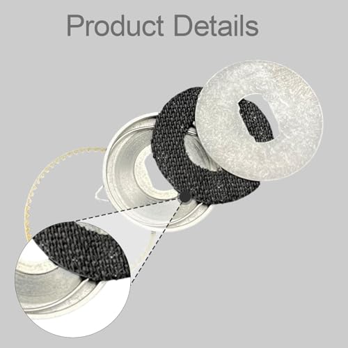 Fishing Reel Wire Cup Carbon Brake Pads Gear Sprocket Ratchet Pressure Plate Enhanced Performance Function Suitable for Drag Washer Repair and Smooth - color: Stainless Steel