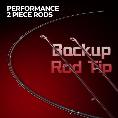 KastKing Royale Legend II Twin Tip Fishing Rod and Reel Combos, Spinning & Casting Combo, IM6 Graphite 2Pc Blanks, Extra Backup Tip Section, Stainless-Steel Guides, KastFlex Technology, EVA Handles - style: Spin: 2000 Reel, 6'9''- Ml Rod(2 Pcs + Extra Tip