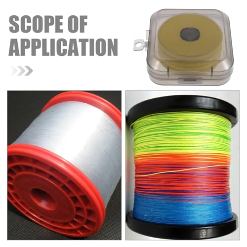 Fishing Line Storage Box with Spool Fishing Line Spooling Accessories Compact Organizer for Anglers for Outdoor Use