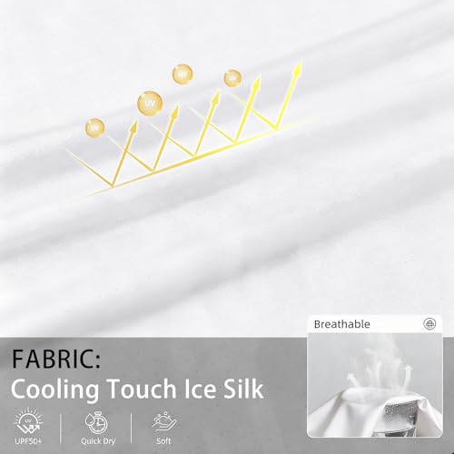 Summer Cooling Neck Gaiter UV 50+ Sun Protection Breathable Mesh Face Mask - color: 5pcs-snowmountain