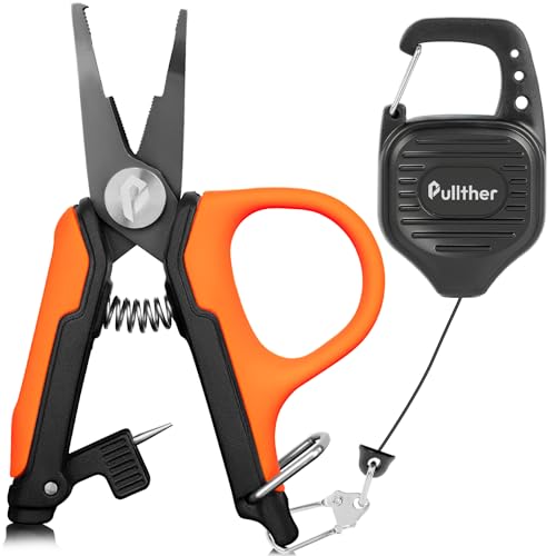 Fishing Line Cutter,Mini Fishing Scissors for Braided Line - style: Split Ring Fishing Line Cutter