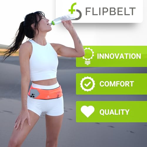 FlipBelt Classic Running Belt, Phone Holder for Running, Money Belt Pouch - color: Periwinkle, size: Extra Small