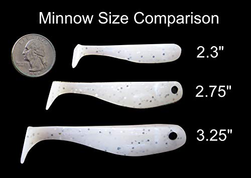 BIG JOSHY SWIMBAITS Minnow (2.75" 7 Pack, 3.25" 5 Pack) - color: Ultimate Chartreuse