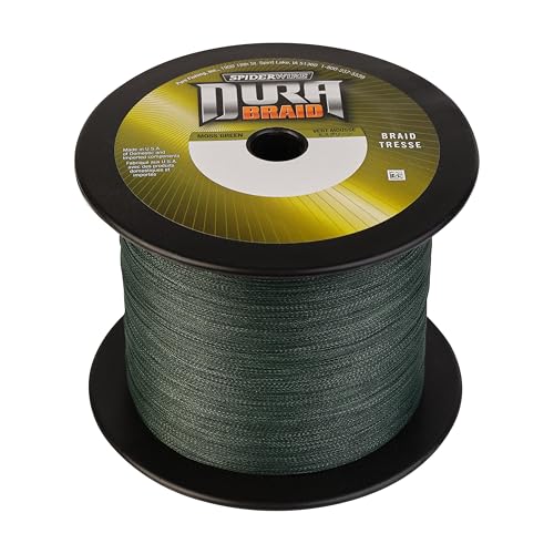 SpiderWire DuraBraid Braid Fishing Line - color: Moss Green, size: 30lb - 3000yd
