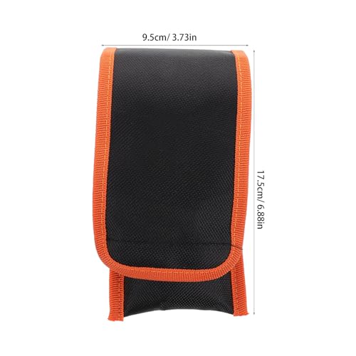 OUNONA Fishing Gear Organizer Bag, Oxford Fabric Tackle Storage Pouch with Lure Holder, Medium Waterproof Soft Bait Tool Case for Surf and Saltwater Anglers