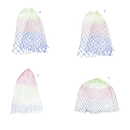 Nylon Landing Net Replacement Mesh Sturdy for Fishing Dip Net Outdoor Accessory - size: WB2 model 40cm