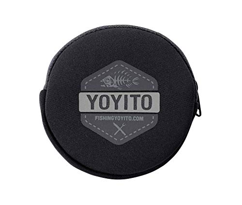 Aluminum Fishing Hand Line Reel Pocket/Travel - color: Black