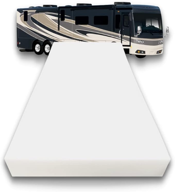 FoamRush 6-Inch Bunk (36" x 72") High Density Foam RV Mattress Replacement, Medium Firm, Pressure Relief, Travel Camper Trailer Truck, Made in USA, CertiPUR-US Certified, Cover Not Included